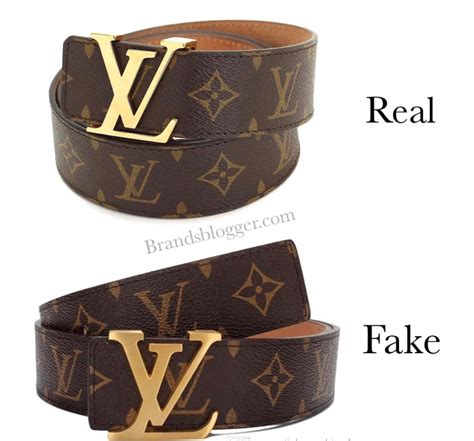 how do you know if louis vuitton belt is fake